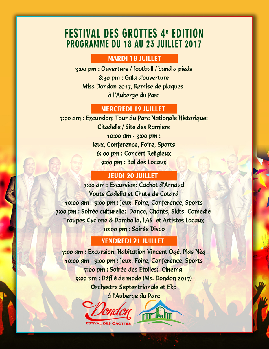 Fesival des Grottes Programme